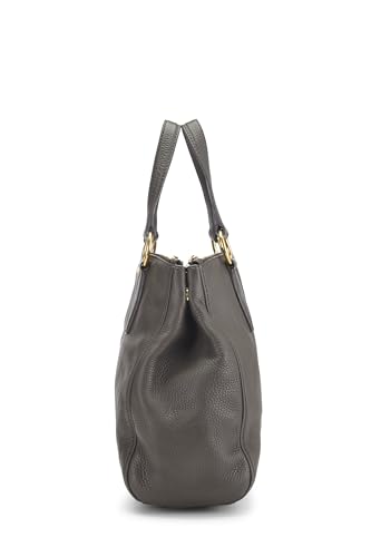 Miu Miu, Pre-Loved Grey Leather Handbag, Grey