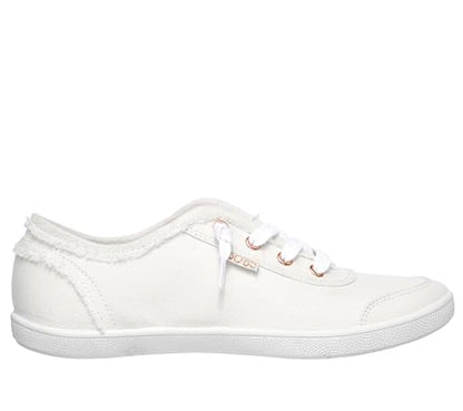 Skechers womens Bobs B Cute Sneaker, White, 7 US