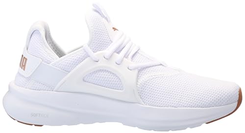 PUMA Women's Softride Enzo Evo Cross Trainer Sneaker, Mix Knit White Gold, 6.5