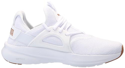 PUMA Women's Softride Enzo Evo Cross Trainer Sneaker, Mix Knit White Gold, 6.5