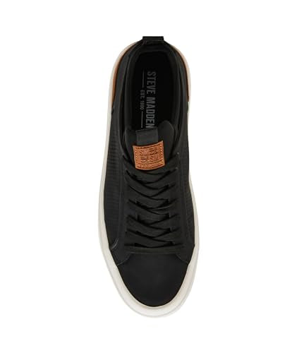 Steve Madden Men's OASYS Sneaker, Black, 11