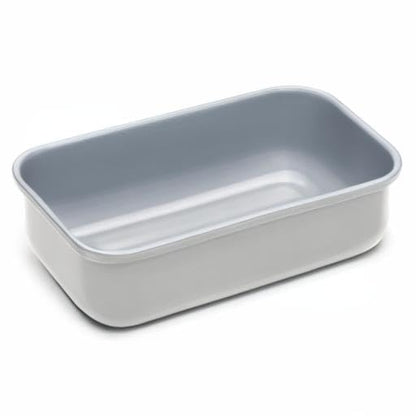 Caraway Non-Stick Ceramic 1 lb Loaf Pan - Naturally Slick Ceramic Coating - Non-Toxic, PTFE & PFOA Free - Perfect for Pound Cakes, Breads, & More - Gray