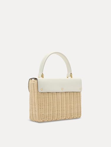 Oscar de la Renta, Wicker Mini TRO Bag, White