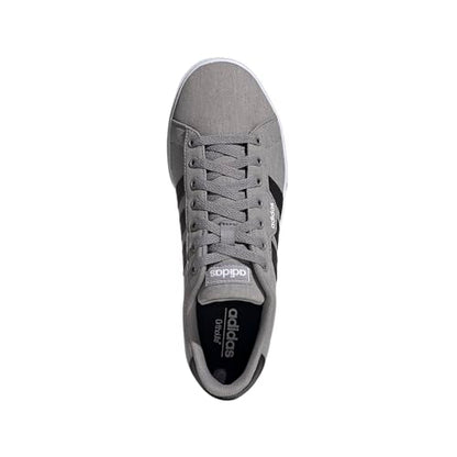 adidas Men's Daily 3.0 Skate Shoe, Dove Grey/Core Black/Cloud White, 10.5