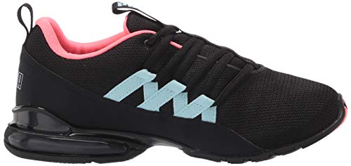 PUMA Womens Riaze Prowl Cross Trainer, PUMA Womens Black-Ignite Pink-Aquamarine, 5.5