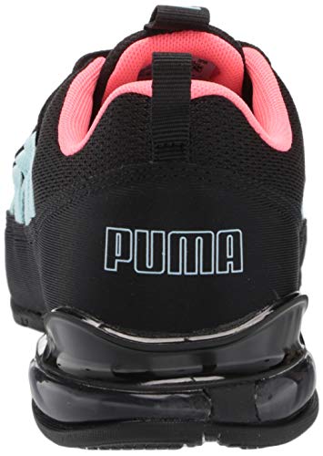 PUMA Womens Riaze Prowl Cross Trainer, PUMA Womens Black-Ignite Pink-Aquamarine, 5.5