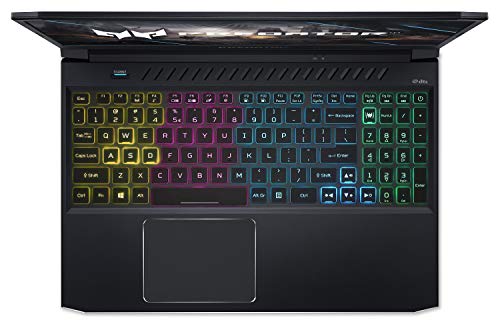 Acer Predator Helios 300 Gaming Laptop, Intel i7-10750H, NVIDIA GeForce RTX 2060 6GB, 15.6" Full HD 144Hz 3ms IPS Display, 16GB Dual-Channel DDR4, 512GB NVMe SSD, Wi-Fi 6, RGB Keyboard, PH315-53-72XD