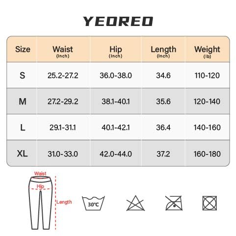 YEOREO Gym Workout Cargo Leggings with Pockets for Women Hidden Scrunch Butt Lifting Compression Yoga Leggings Ankela Red S