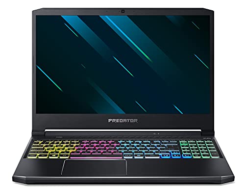 Acer Predator Helios 300 Gaming Laptop, Intel i7-10750H, NVIDIA GeForce RTX 2060 6GB, 15.6" Full HD 144Hz 3ms IPS Display, 16GB Dual-Channel DDR4, 512GB NVMe SSD, Wi-Fi 6, RGB Keyboard, PH315-53-72XD