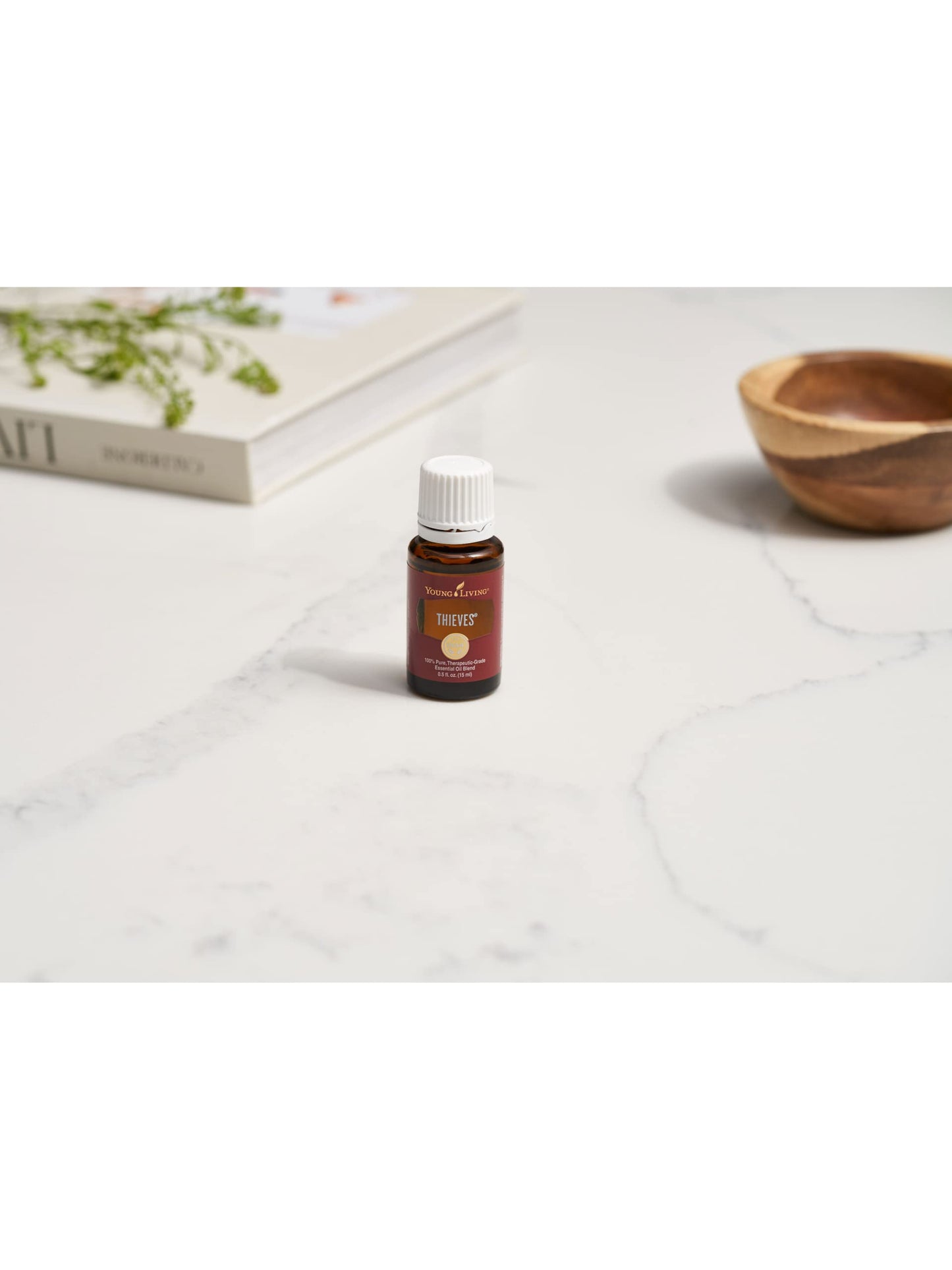 Young Living Thieves Essential Oil Blend 15 ml | Supports Immune System & Cleansing | Clove, Lemon, Cinnamon Bark, Eucalyptus Radiata, Rosemary | 100% Pure Therapeutic Grade Perfect for a Hair Oil