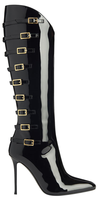 Giuseppe Zanotti, Patthi Fabric Boots, 10, Black