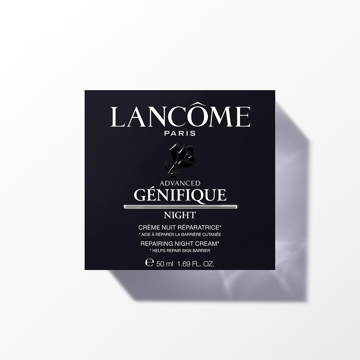 Lancôme Advanced Génifique Night Cream - Repairs Skin Barrier Overnight - With Bifidus Prebiotic, Hyaluronic Acid & Triple Ceramide Complex - 1.7 Fl Oz