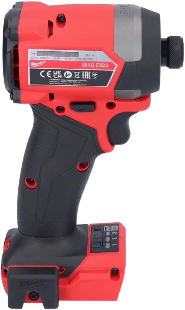 Milwaukee 2953-20 18V Lithium-Ion Brushless Cordless 1/4'' Hex Impact Driver (Bare Tool), Red