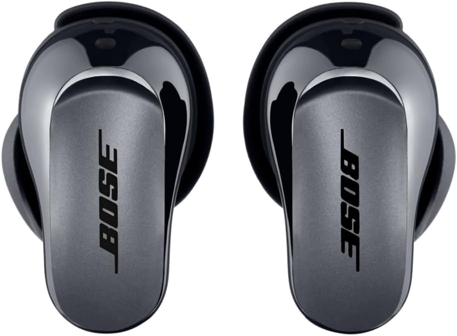 Bose QuietComfort Ultra Bluetooth Earbuds, Wireless Earbuds with Spatial Audio and World-Class Active Noise Cancellation, Deep Bass, Up to 6 Hours of Playtime, Black