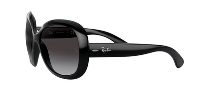 Ray-Ban Women's RB4098 Jackie Ohh II Butterfly Sunglasses, Black/Light Grey Gradient Dark Grey, 60 mm + 0