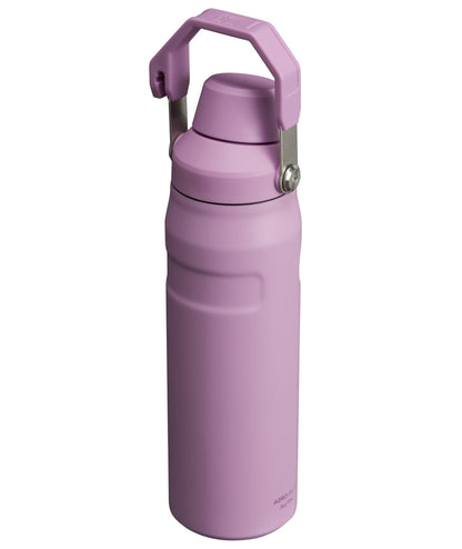 Stanley IceFlow Fast Flow Water Bottle 24 OZ | Angled Spout Lid | Lightweight & Leakproof for Travel & Gym | Insulated Stainless Steel | BPA-Free | Lilac