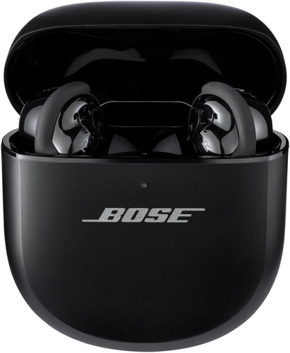 Bose QuietComfort Ultra Bluetooth Earbuds, Wireless Earbuds with Spatial Audio and World-Class Active Noise Cancellation, Deep Bass, Up to 6 Hours of Playtime, Black