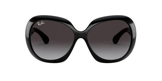 Ray-Ban Women's RB4098 Jackie Ohh II Butterfly Sunglasses, Black/Light Grey Gradient Dark Grey, 60 mm + 0