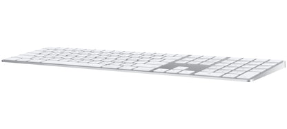 Apple Magic Keyboard with Numeric Keypad: Wireless, Bluetooth, Rechargeable. Works with Mac, iPad, or iPhone; US English - White