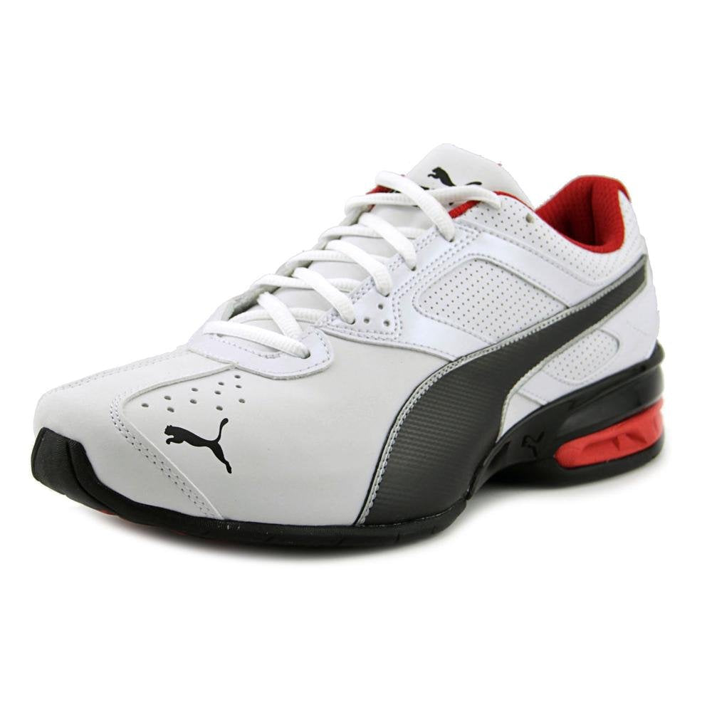 PUMA Men's Tazon 6 FM Shoes, PUMA White/Silver, 10.5 M