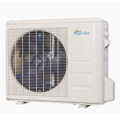 Senville 12000 BTU Ceiling Cassette Mini Split AC Heat Pump, 12000 BTU, 208/230V, Inverter