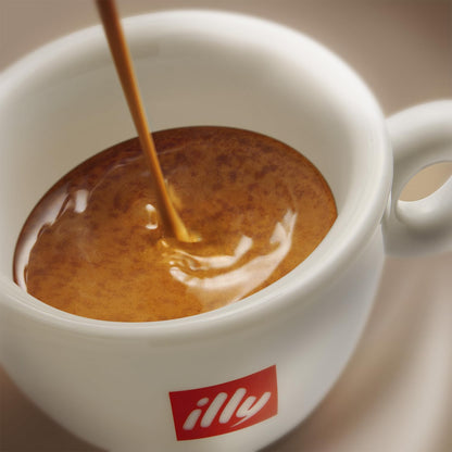 illy Whole Bean Coffee - Perfectly Roasted Whole Coffee Beans – Classico Medium Roast - with Notes of Caramel, Orange Blossom & Jasmine - 100% Arabica Coffee - No Preservatives – 8.8 Ounce, 6 Pack