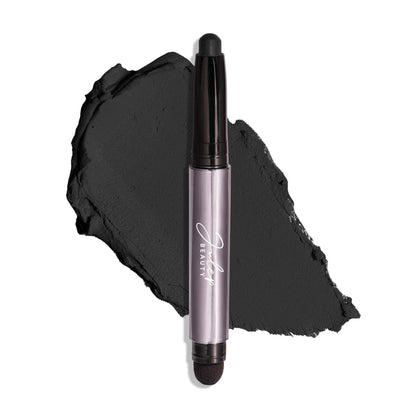 Julep Eyeshadow 101 Crème-to-Powder Waterproof Eyeshadow Stick – Onyx Black Matte – Long-Lasting, Crease-Proof, Smooth Jet-Black Matte Cream Eyeshadow with Built-in Smudger