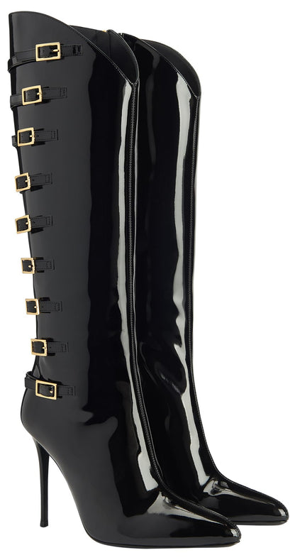 Giuseppe Zanotti, Patthi Fabric Boots, 10, Black