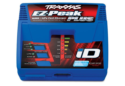 Traxxas 2970 EZ-Peak Plus 4-Amp NiMH/LiPo Fast Charger with ID Auto Battery Identification Vehicle