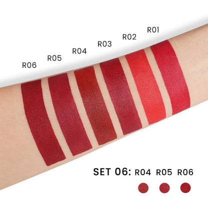 3 Pcs Matte Velvet Lipstick for Women Set,Nude Long Lasting Matte Lipstick 24H Waterproof for Girls Natural Lip Makeup,Matte Non-Stick Lipstick Makeup for Women,labiales magicos 24 horas originales