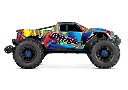 TRAXXAS Maxx Wide Colourful 1:10 RC Model Car Monster Truck 4WD RTR 2.4GHz