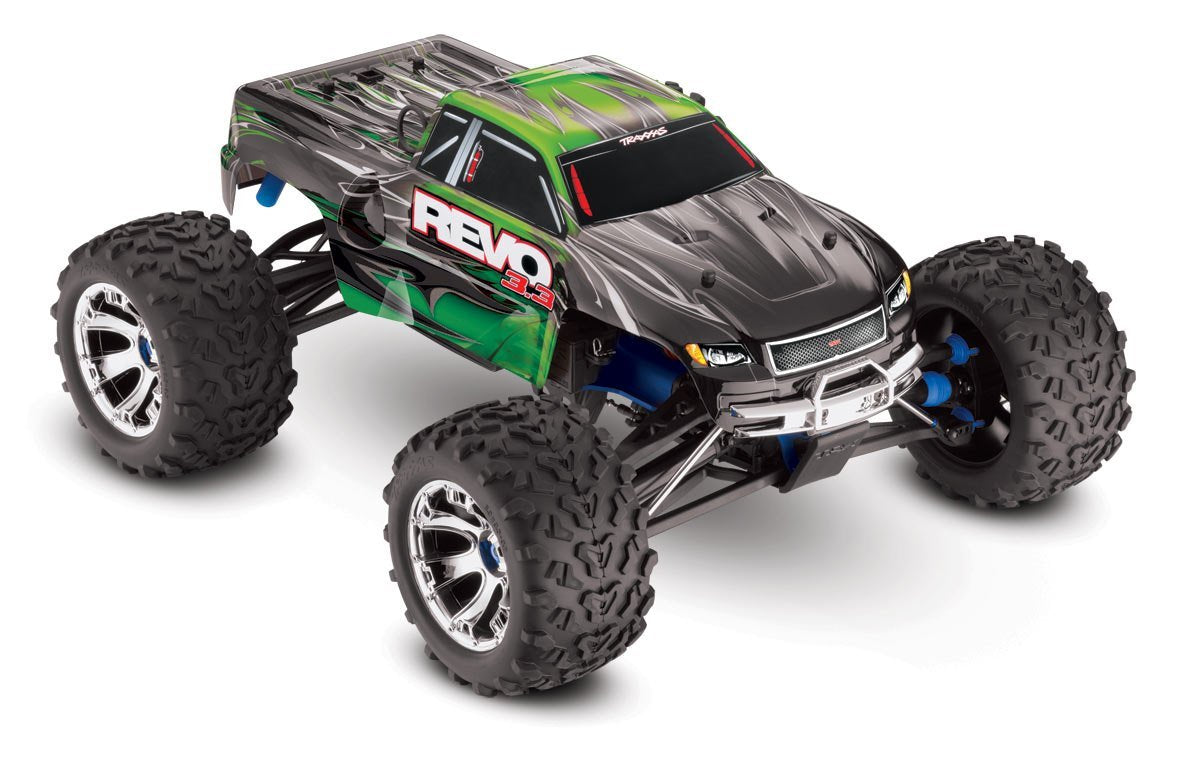 Traxxas Revo 3.3: 4WD Powered Monster Truck (1/10 Scale), Green