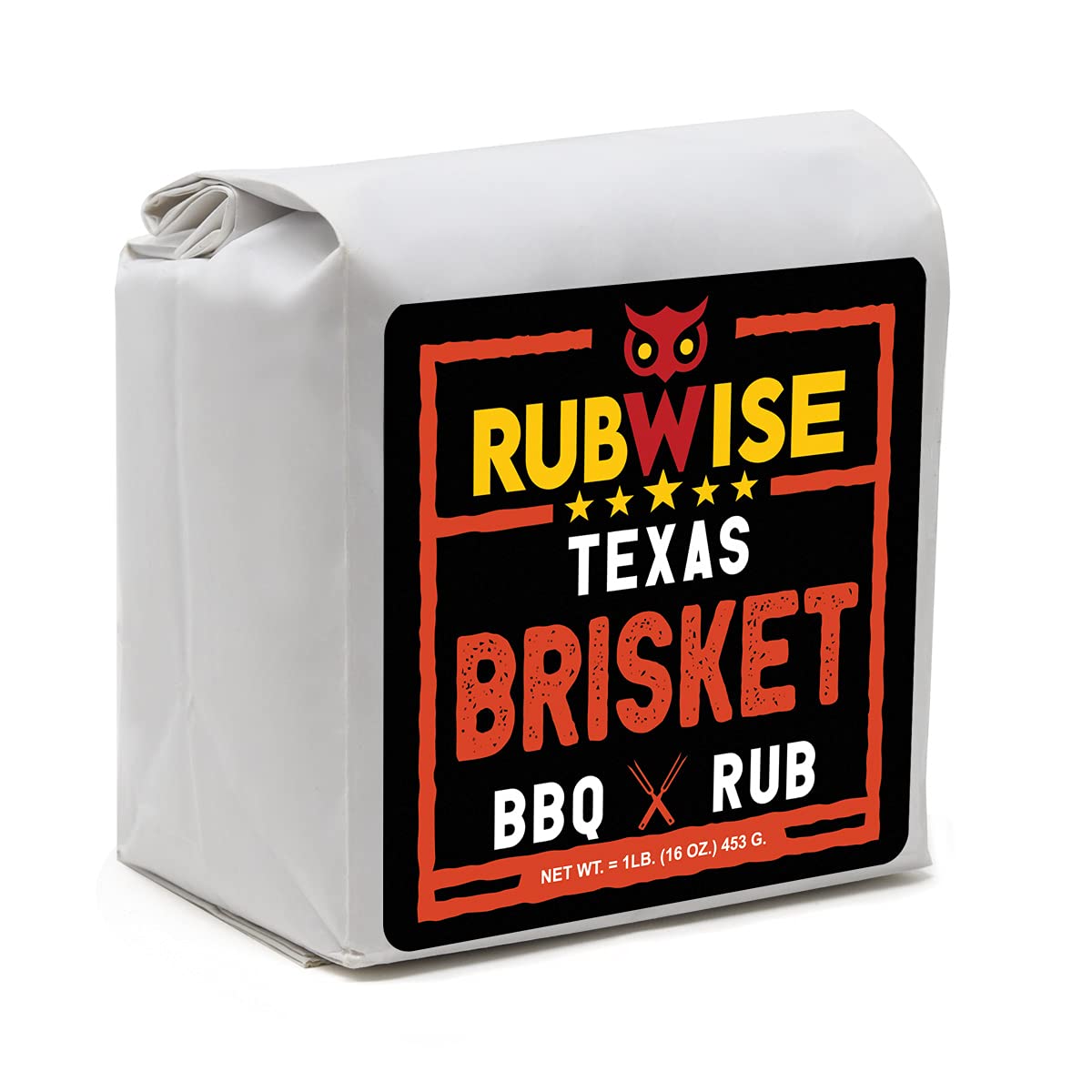 RubWise Texas Style BBQ Brisket Rub (1lb) | Barbecue Rubs & Spices for Smoking and Grilling | Beef Seasoning Dry Mix Grill Blend | Smoky & Savory Flavor | Great on Steaks, Ribs & Burgers