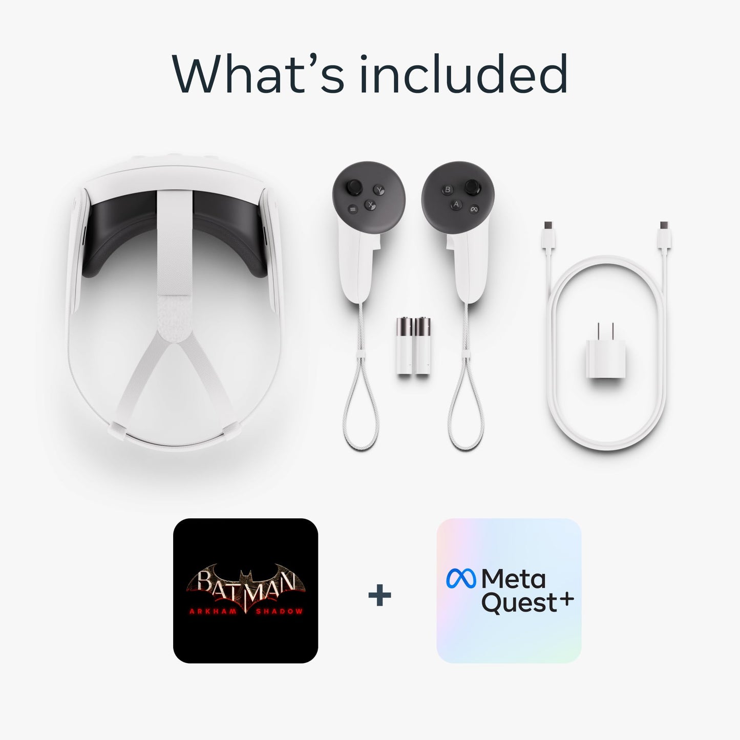 Meta Quest 3 512GB — Ultimate Mixed Reality Experiences — Get Batman: Arkham Shadow and a 3-Month Trial of Meta Quest+ Included