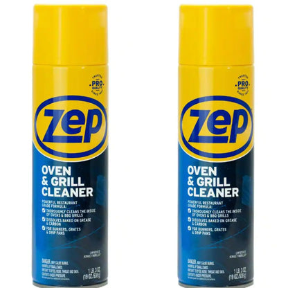 Enforcer ZUOVGR19 19-Ounce Zep Heavy-Duty Oven and Grill Cleaner (2pack)