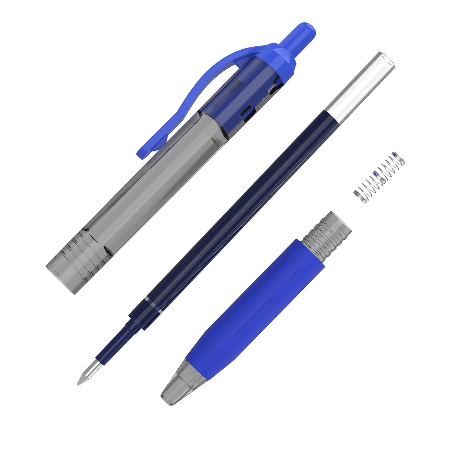 EYEYE G-103 Retractable Gel Pens, 0.5mm Fine Point Blue Ink Pens, Premium Quick Drying Ballpoint Pen for School Office (10count-Blue)