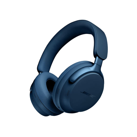 Bose QuietComfort Ultra Bluetooth Headphones, Wireless Headphones with Spatial Audio, Over Ear Noise Cancelling with Mic, Up to 24 Hours of Playtime, Lunar Blue - Limited Edition Color