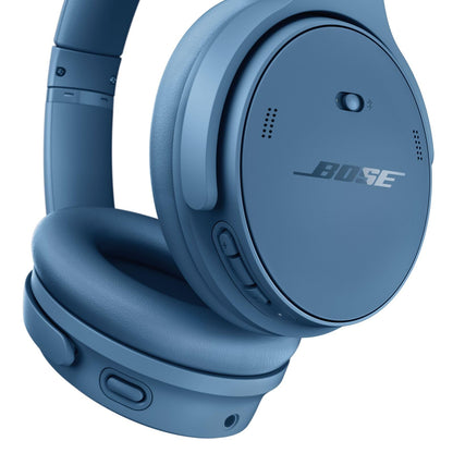 Bose QuietComfort Bluetooth Headphones, Wireless Headphones with Active Over Ear Noise Cancelling and Mic, Deep Bass, Up to 24 Hours of Playtime, Blue Dusk - Limited Edition Color