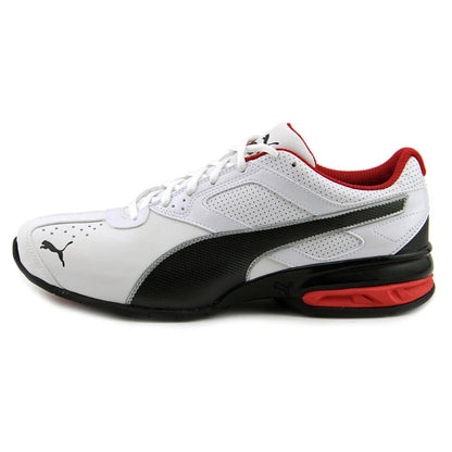 PUMA Men's Tazon 6 FM Shoes, PUMA White/Silver, 10.5 M