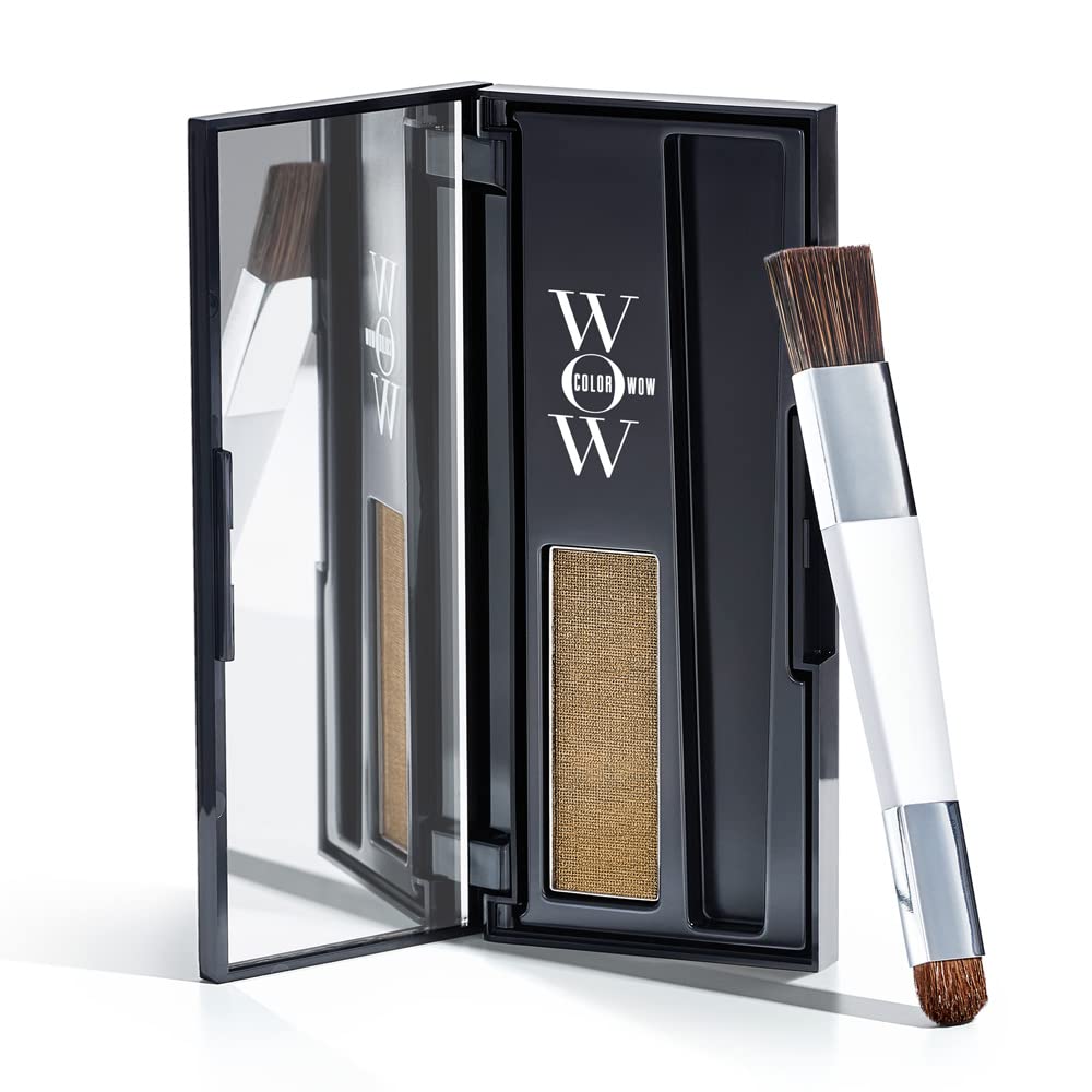 COLOR WOW Root Cover Up, Dark Blonde – Instant Grey Coverage and Highlight Touch-Up, Water and Sweat Resistant, No mess Award-Winning Formula