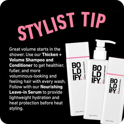 Boldify Dry Texture Spray - Hair Volumizer and Texturizing Spray for Fine Hair - Stylist Recommended Volume Products for Women & Men