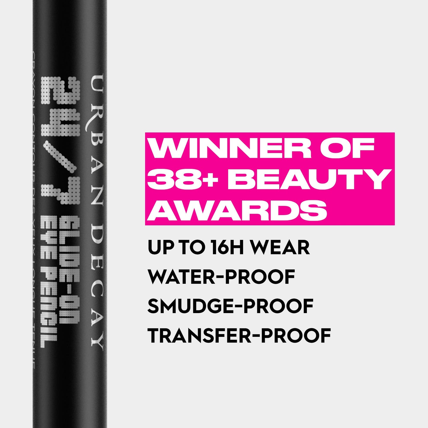 URBAN DECAY 24/7 Glide-On Waterproof Eyeliner Pencil (Mushroom - Brown Shimmer), Smudge-Proof, Transfer-proof, Long-lasting Colored Eye Liners, Hydrating Vitamin E, Cruelty-free - 0.04 oz