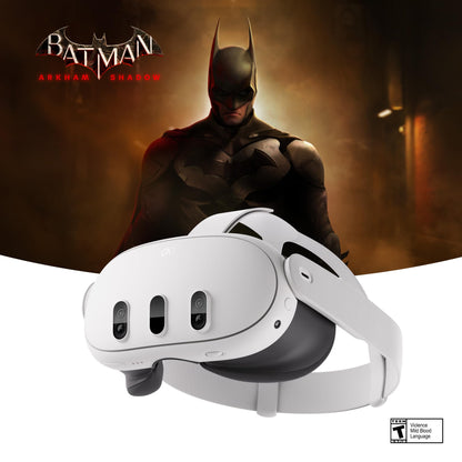 Meta Quest 3 512GB — Ultimate Mixed Reality Experiences — Get Batman: Arkham Shadow and a 3-Month Trial of Meta Quest+ Included