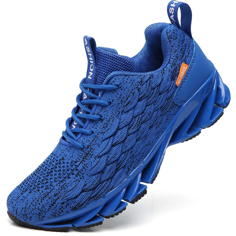 TSIODFO Men Tennis Shoes for Men Sneakers Size 11 Man Gym Runner Trail Tennis Shoes Road Running Jogging Sneakers Blue