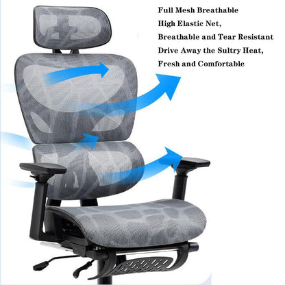 SFKLYU Ergonomic Office Chair Mesh High Back Desk Executive Computer Chair Large Desk Chair for Home Gaming,A3