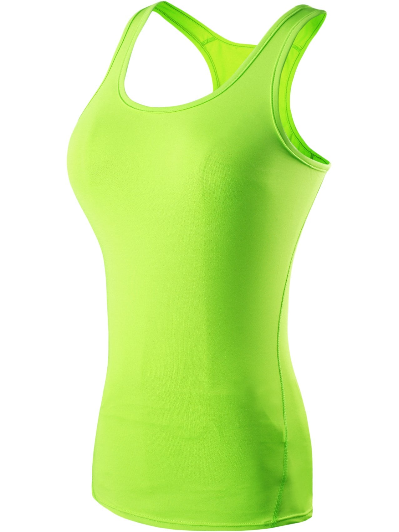 NELEUS Women's 3 Pack Compression Athletic Tank Top for Yoga Running,Green,Blue,Red,3XL