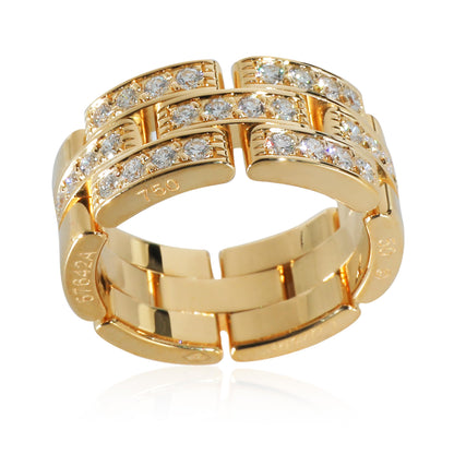 Cartier, Pre-Loved Maillon Panthere Ring, 5.25, Yellow Gold