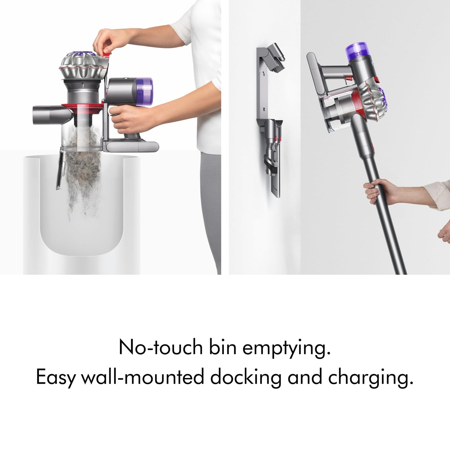 Dyson V8 Plus Cordless Vacuum, Silver/Nickel