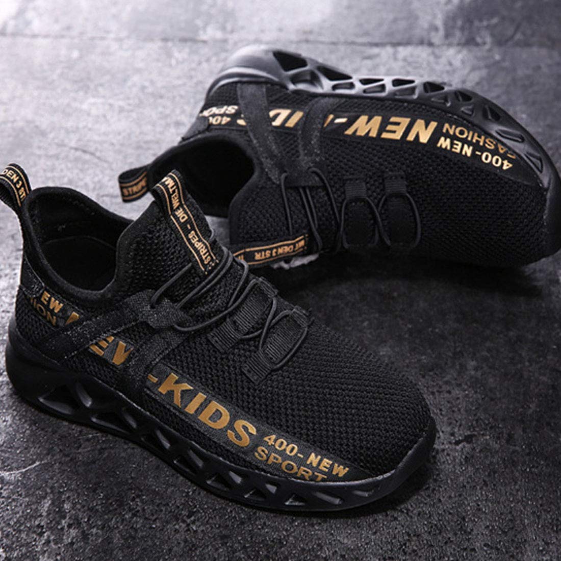 Kids Shoes Running Girls Boys School Spring Casual Sports Sneakers Basketball Black