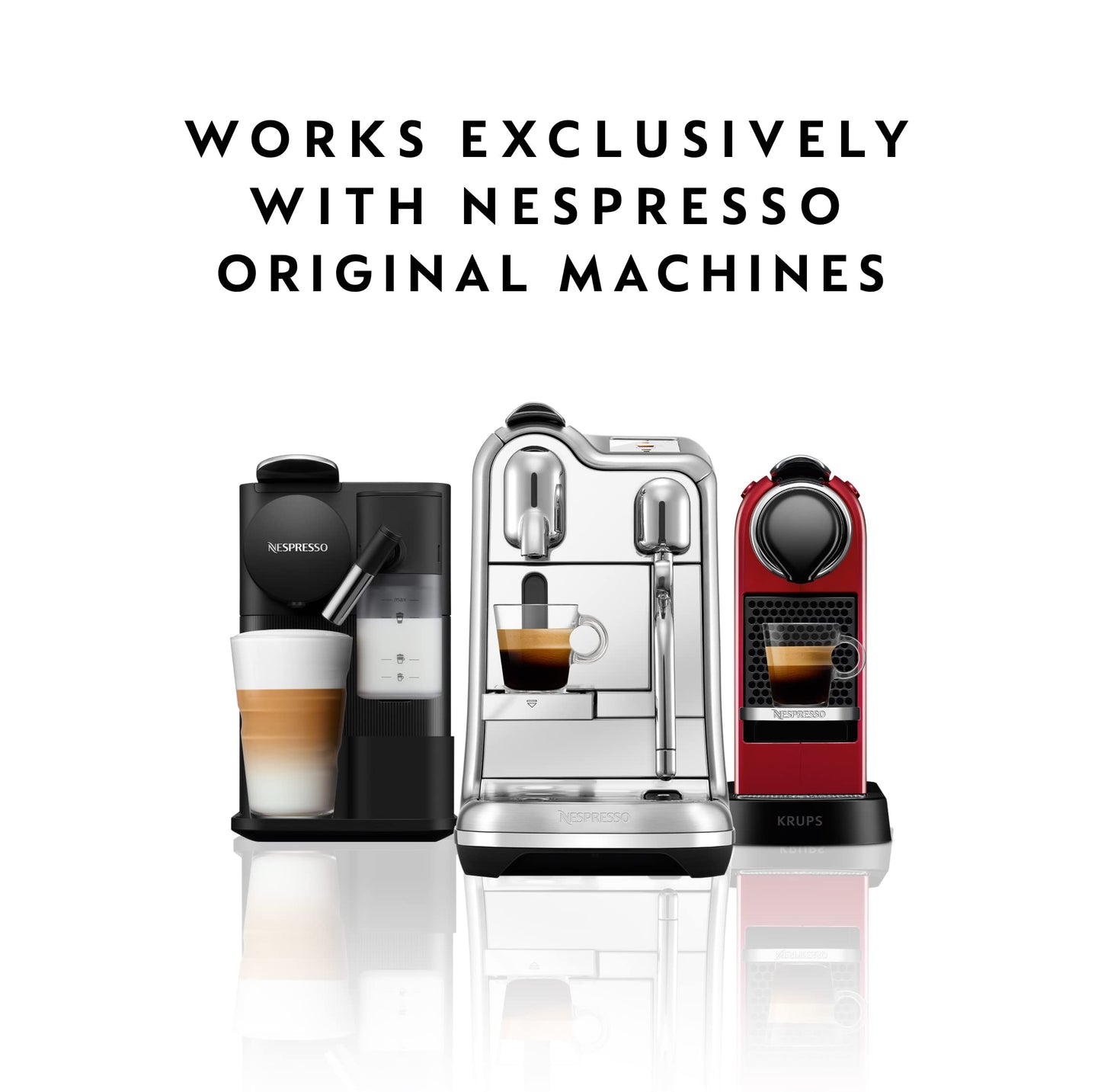 Nespresso Capsules Original Line, Ispirazione Variety Pack, Medium & Dark Roast Espresso Coffee, 50 Count Coffee Pods